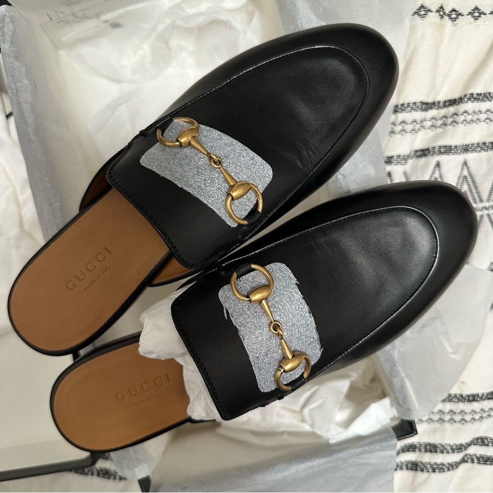 GUCCI PRINCETOWN LOAFER MULES BRAND NEW NEVER WORN